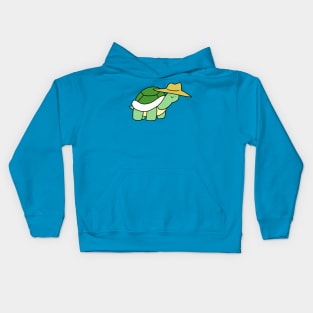 Cowboy Hat Turtle Kids Hoodie